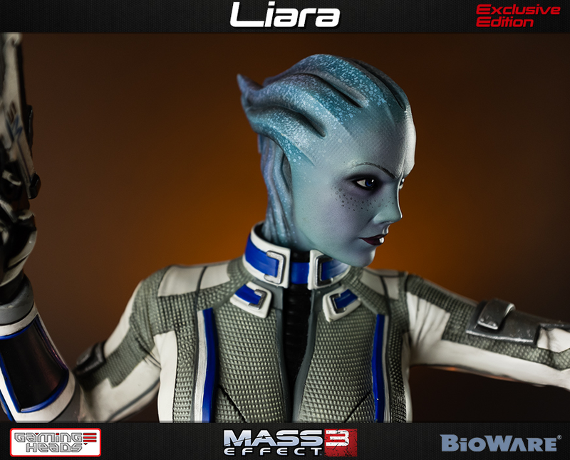 Illustration for article titled Mass Effect Statue Captures Liara's Most Endearing Qualities